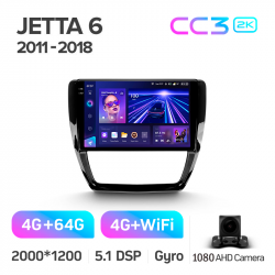 Автомагнітола штатна Teyes CC3 4+64 Gb Volkswagen Jetta 6 2011-2018 10-inch 2k Фото Автомагнітола штатна Teyes CC3 4+64 Gb Volkswagen Jetta 6 2011-2018 10-inch 2k