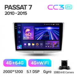 Автомагнітола штатна Teyes CC3 4+64 Gb Volkswagen Passat 7 B7 2010-2015 10-inch 2k Фото Автомагнітола штатна Teyes CC3 4+64 Gb Volkswagen Passat 7 B7 2010-2015 10-inch 2k