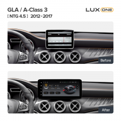 Автомагнітола штатна Teyes Lux One 6+128 Gb Mercedes-Benz A-Class 3 W176/GLA-Class X156 NTG 4.5 2012-2017 12.3inch Фото Автомагнітола штатна Teyes Lux One 6+128 Gb Mercedes-Benz A-Class 3 W176/GLA-Class X156 NTG 4.5 2012-2017 12.3inch