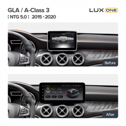 Автомагнітола штатна Teyes Lux One 6+128 Gb Mercedes-Benz A-Class 3 W176/GLA-Class X156 NTG 5.0 2015-2020 12.3inch Фото Автомагнітола штатна Teyes Lux One 6+128 Gb Mercedes-Benz A-Class 3 W176/GLA-Class X156 NTG 5.0 2015-2020 12.3inch