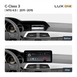 Автомагнітола штатна Teyes Lux One 6+128 Gb Mercedes-Benz C-Class 3 W204 C204 S204 NTG 4.5 2011-2015 12.3inch Фото Автомагнітола штатна Teyes Lux One 6+128 Gb Mercedes-Benz C-Class 3 W204 C204 S204 NTG 4.5 2011-2015 12.3inch