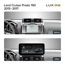 Автомагнітола штатна Teyes Lux One 6+128 Gb з круговим оглядом 360° Toyota Land Cruiser Prado 150 (F1) 2013-2017 12.3inch (L3) Фото Автомагнітола штатна Teyes Lux One 6+128 Gb з круговим оглядом 360° Toyota Land Cruiser Prado 150 (F1) 2013-2017 12.3inch (L3)