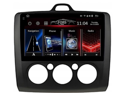 Автомагнітола штатна FORS.auto FS 4 PRO для Ford Focus (4+64Gb, 9-inch, Manual AC, black) 2005-2011 Фото Автомагнітола штатна FORS.auto FS 4 PRO для Ford Focus (4+64Gb, 9-inch, Manual AC, black) 2005-2011