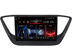 Автомагнітола штатна FORS.auto FS 4 PRO для Hyundai Accent/Verna (4+64Gb, 9-inch, black) 2018+ Фото Автомагнітола штатна FORS.auto FS 4 PRO для Hyundai Accent/Verna (4+64Gb, 9-inch, black) 2018+