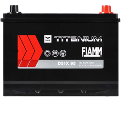 Автомобільний акумулятор FIAMM Titanium Black Asia 95Аh 760А R+ (D31) Фото Автомобільний акумулятор FIAMM Titanium Black Asia 95Аh 760А R+ (D31)