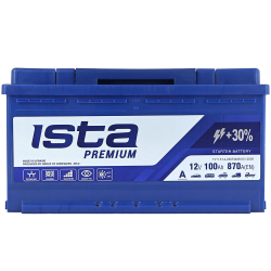 Автомобільний акумулятор ISTA Premium 100Ah 870A R+ (L5) Фото Автомобільний акумулятор ISTA Premium 100Ah 870A R+ (L5)