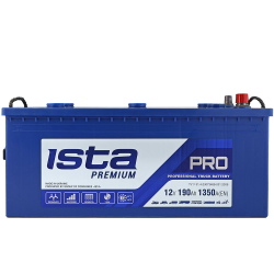 Автомобильный аккумулятор ISTA Premium 190Ah 1350A L+ (D5) Фото Автомобильный аккумулятор ISTA Premium 190Ah 1350A L+ (D5)