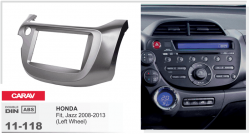 Рамка перехідна Carav 11-118 Honda Jazz/Fit (08->) 2DIN Фото Рамка перехідна Carav 11-118 Honda Jazz/Fit (08->) 2DIN