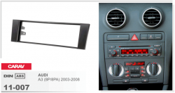 Рамка перехідна Carav 11-007 Audi A3 03-08 1DIN Фото Рамка перехідна Carav 11-007 Audi A3 03-08 1DIN
