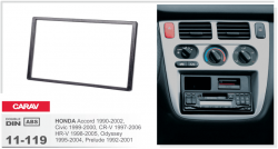 Рамка перехідна Carav 11-119 Honda Accord/Civic/CR-V/HR-V 2DIN Фото Рамка перехідна Carav 11-119 Honda Accord/Civic/CR-V/HR-V 2DIN