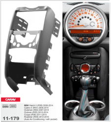Рамка перехідна Carav 11-179 Mini Hatch 2, Cabrio 2, Clubman, Clubvan, Coupe, Roadster 12+ 2DIN Фото Рамка перехідна Carav 11-179 Mini Hatch 2, Cabrio 2, Clubman, Clubvan, Coupe, Roadster 12+ 2DIN