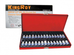Набір інструментів King Roy 030-MDA (30 предметів) Фото Набір інструментів King Roy 030-MDA (30 предметів)
