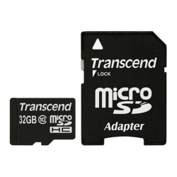   ' microSDHC 32Gb Transcend Class 10 (+ adapter SD)
