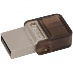 USB флеш накопичувач 32Gb Kingston DT microDuo Фото USB флеш накопичувач 32Gb Kingston DT microDuo
