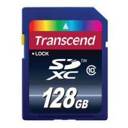 Карта пам'яті SDXC 128Gb Transcend Class 10 Фото Карта пам'яті SDXC 128Gb Transcend Class 10