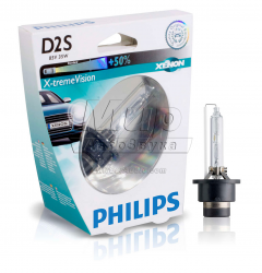 Ксенонова лампа Philips D2S X-tremeVision 35W (85122XVS1) (1pcs blister) Фото Ксенонова лампа Philips D2S X-tremeVision 35W (85122XVS1) (1pcs blister)