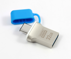  USB   32Gb GoodRam ODD3 Blue (USB3.0, Type-C)