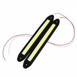 Денні ходові вогні LightX Cobalt DRL COB резина 72 Фото Денні ходові вогні LightX Cobalt DRL COB резина 72