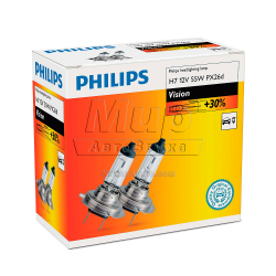    Philips H7 Vision (12972PRC2) (2pcs carton)