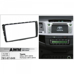 Рамка перехідна AWM 781-07-049 Toyota Hilux 2011-2014 (під штатну магнітолу Toyota) Фото Рамка перехідна AWM 781-07-049 Toyota Hilux 2011-2014 (під штатну магнітолу Toyota)