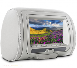 Підголівник з монітором Klyde 788D Grey Фото Підголівник з монітором Klyde 788D Grey