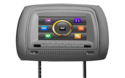 Підголівник з монітором и DVD Klyde KL 4700 touch screen Grey Фото Підголівник з монітором и DVD Klyde KL 4700 touch screen Grey