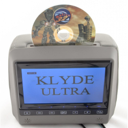 Підголівник з монітором и DVD Klyde Ultra 790 FHD Grey Фото Підголівник з монітором и DVD Klyde Ultra 790 FHD Grey