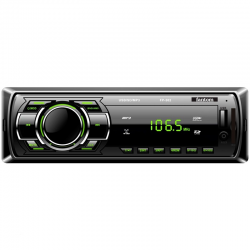 Автомагнітола Fantom FP-302 Black/Green Фото Автомагнітола Fantom FP-302 Black/Green
