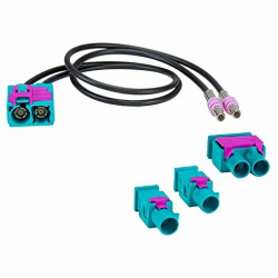 Антенний адаптер ACV 1524-25 Audi/Seat/Skoda/VW з роздільного на спарений Фото Антенний адаптер ACV 1524-25 Audi/Seat/Skoda/VW з роздільного на спарений