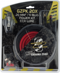 Набір для підключення підсилювача Ground Zero GZPK 20X Фото Набір для підключення підсилювача Ground Zero GZPK 20X