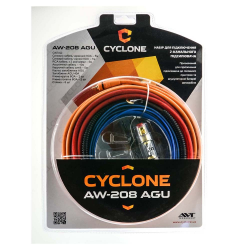 Набір для підключення підсилювача Cyclone AW-208 AGU Фото Набір для підключення підсилювача Cyclone AW-208 AGU