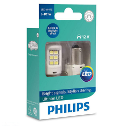 Світлодіодна лампа Philips P21W Ultinon LED (11498ULWX2) (2pcs blister) Фото Світлодіодна лампа Philips P21W Ultinon LED (11498ULWX2) (2pcs blister)