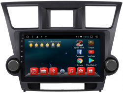 Автомагнітола штатна Sigma Toyota Highlander 2012 10.1 IPS Фото Автомагнітола штатна Sigma Toyota Highlander 2012 10.1 IPS