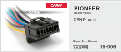   Carav 15-006 Pioneer 16-pin (24x10mm) DEH P-series