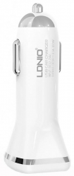   LDNIO DL-C219 Car charger 2USB 2.1A + Lightning cable White