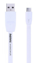Кабель Remax Full Speed Micro-USB 1M White Фото Кабель Remax Full Speed Micro-USB 1M White