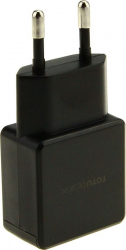   TOTU AC20 Dual USB travel Adapter Black