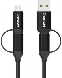 Кабель Tronsmart C4N1 4-in-1 USB Type-C Cable 1m Black Фото Кабель Tronsmart C4N1 4-in-1 USB Type-C Cable 1m Black