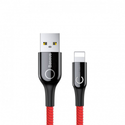 Baseus C-shaped Light Intelligent Power-Off Cable Red (CALCD-09) Фото Baseus C-shaped Light Intelligent Power-Off Cable Red (CALCD-09)