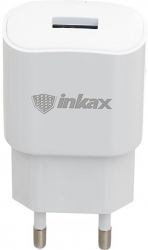 INKAX CD-27 Travel charger + Type-C cable 1USB 2.1A White Фото INKAX CD-27 Travel charger + Type-C cable 1USB 2.1A White