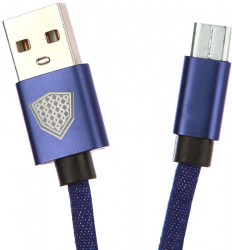 INKAX CK-46 Micro cable 1m Blue Фото INKAX CK-46 Micro cable 1m Blue