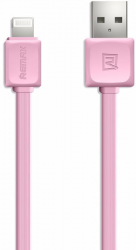 Кабель Remax Fast Data Lightning 1m Pink Фото Кабель Remax Fast Data Lightning 1m Pink