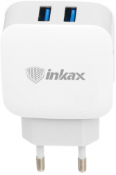  INKAX CD-35 Travel charger 1USB 2.1A White