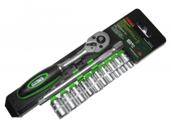 Набір головок з тріскачкою King STD KSD-013-1/4 Фото Набір головок з тріскачкою King STD KSD-013-1/4