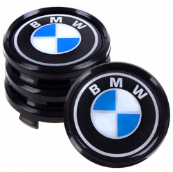 Заглушка колісного диска BMW-M3 68x63 пряма з бортиком (4шт) (SAK 12/011) Фото Заглушка колісного диска BMW-M3 68x63 пряма з бортиком (4шт) (SAK 12/011)