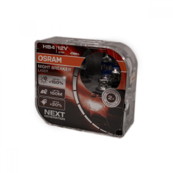 Галогенова лампа Osram HB4 51W 12V Night Breaker Laser NG +150% HardDuopet (9006NL) (2pcs blister) Фото Галогенова лампа Osram HB4 51W 12V Night Breaker Laser NG +150% HardDuopet (9006NL) (2pcs blister)