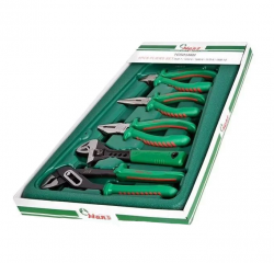 Набір інструментів Hans 16805MB (пасатижі,бокор.,круглогубці,переставні кліщі) Фото Набір інструментів Hans 16805MB (пасатижі,бокор.,круглогубці,переставні кліщі)
