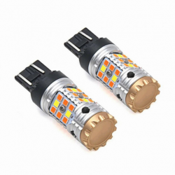 Світлодіодні лампи TORSSEN Pro W21/5W (7443) white/amber Can Bus 21W/21W (пара) Фото Світлодіодні лампи TORSSEN Pro W21/5W (7443) white/amber Can Bus 21W/21W (пара)