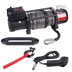 Лебідка T-Max EW- 9500 12V/4,305т MUSCLELIFT із синтетичним тросом 9,1мм х 30м (9229104) Фото Лебідка T-Max EW- 9500 12V/4,305т MUSCLELIFT із синтетичним тросом 9,1мм х 30м (9229104)