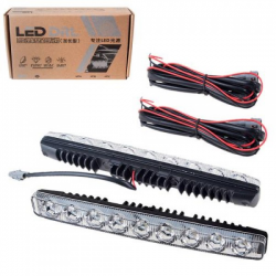 Денні ходові вогні PULSO XS-009 DRL 00 9LED/4W/12V/пластик/257*28mm Фото Денні ходові вогні PULSO XS-009 DRL 00 9LED/4W/12V/пластик/257*28mm